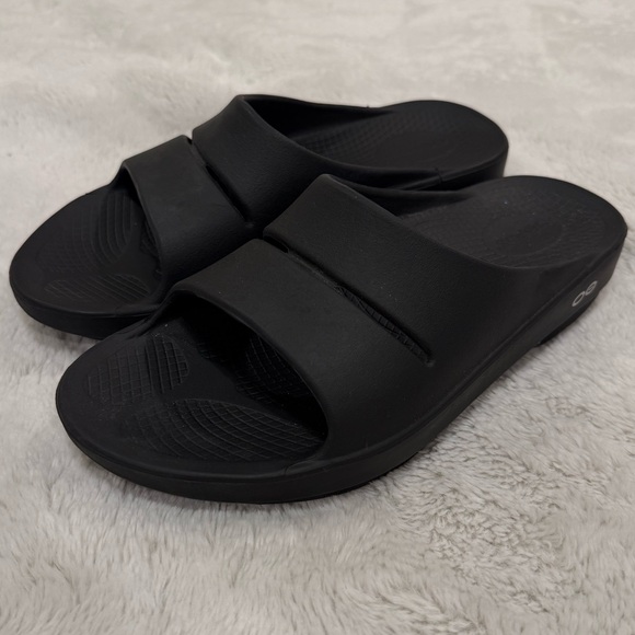 OOFOS OOahh Slide Sandals W9/M7 - Picture 2 of 5